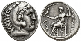Greek Coins
KINGS of MACEDON. temp. Kassander – Alexander (son of Kassander). Circa 310-294 BC. Ar Tetradrachm In the name and types of Alexander III....