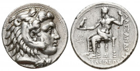 Greek Coins
KINGS of MACEDON. Alexander III 'The Great' Ar Tetradrachm. Side, circa 325-320 BC. Head of Herakles right, wearing lion's skin headdress ...