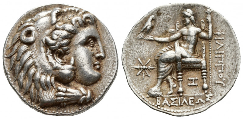 Greek Coins
KINGS OF MACEDON Philip III Arrhidaios Ar Tetradrachm. Arados, circ...