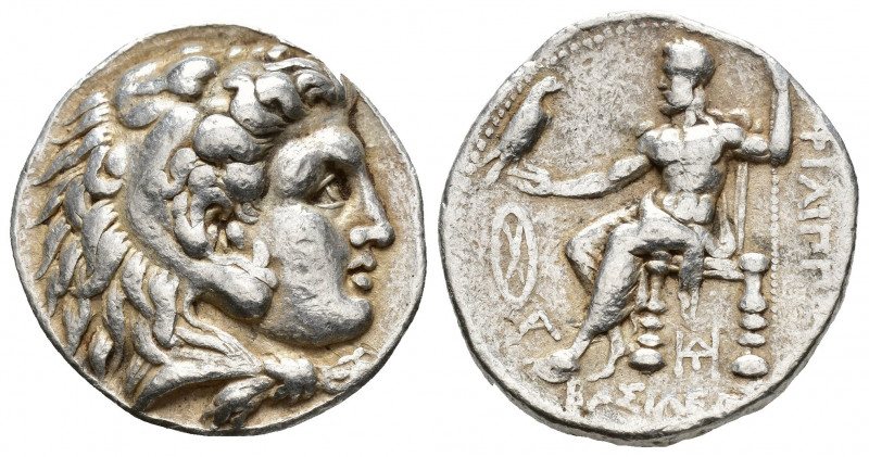 Greek Coins
KINGS OF MACEDON. Philip III Arrhidaios, 323-317 BC. Ar Tetradrachm ...
