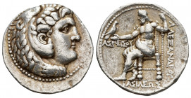 Greek Coins
SELEUKID KINGS of SYRIA. Seleukos I Nikator(?). 312-281 BC. Ar Tetradrachm In the name and types of Alexander III of Macedon. Karrhai mint...