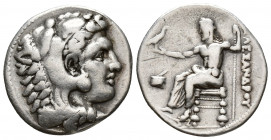 Greek Coins
KINGS of MACEDON. Alexander III. 336-323 BC. Ar Tetradrachm Uncertain Macedonian mint. Struck circa 310-275 BC. Head of Herakles right, we...