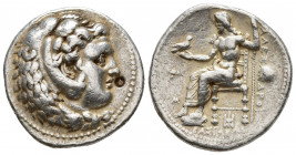 Greek Coins
KINGS of MACEDON. Alexander III 'the Great'. 336-323 BC. Ar Tetradrachm Contemporary imitation of Babylon mint issue of circa 324/3 BC. He...
