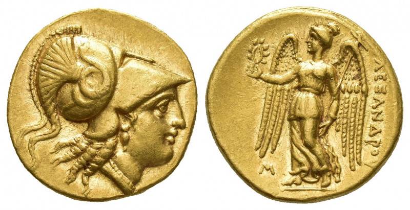 Greek Coins
KINGS of MACEDON Alexander III. 336-323 BC. AV Stater Sidon mint. S...