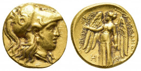 Greek Coins
SELEUKID KINGS of SYRIA. Seleukos I. 312-280 BC. AV Stater Babylon I mint. Struck in the name of
Alexander III of Macedon, circa 311-300...