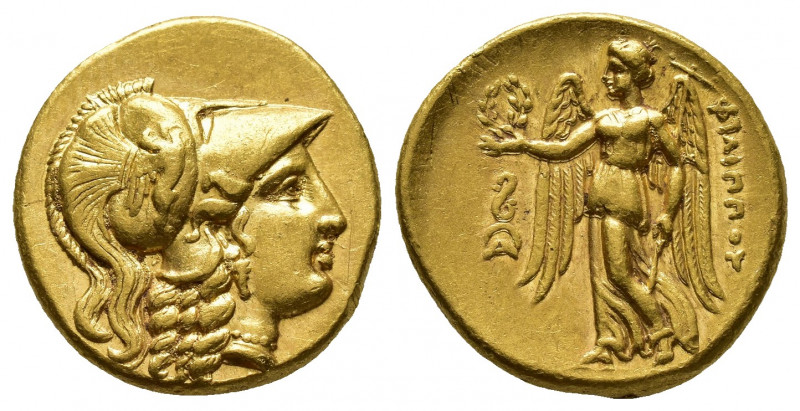 Greek Coins
KINGS of MACEDON. Philip III. 323-317 BC. AV Stater Lampsakos mint....