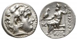 Greek Coins
KINGS of MACEDON. Philip III Arrhidaios AR Drachm. In the name and types of Alexander III. Kolophon, circa 323-319 BC. Struck under Menand...