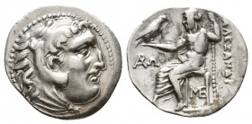 Greek Coins
KINGS OF MACEDON. Alexander III 'the Great' 336-323 BC . Ar Drachm. Lampsakos. Head of Herakles right, wearing lion skin. AΛEΞANΔPOY. Zeus...