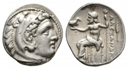 Greek Coins
KINGS OF MACEDON. Alexander III 'The Great' AR Drachm. Kolophon, circa 322-317 BC. Struck under Philip III Arrhidaios in the name and type...