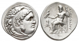 Greek Coins
KINGS OF THRACE. Lysimachos, 305-281 BC. Ar Drachm Colophon, 297/6. Head of Herakles to right, wearing lion skin headdress. BAΣIΛEΩΣ ΛYΣIM...