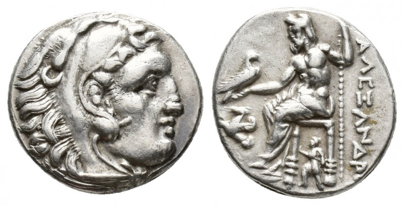 Greek Coins
KINGS of MACEDON. Alexander III 'the Great' Ar Drachm. Lampsakos, ci...