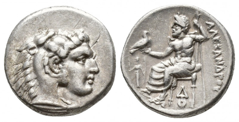 Greek Coins
KINGS OF MACEDON. Alexander III 'the Great' 336-323 BC .Ar Drachm. L...
