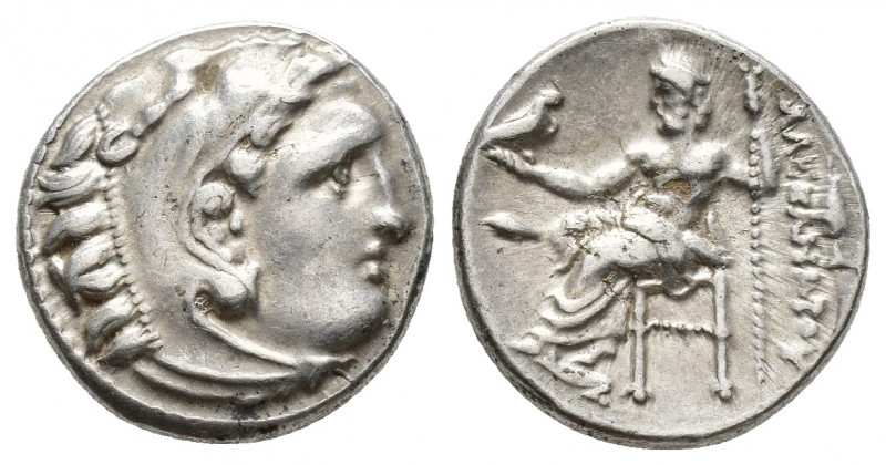 Greek Coins
KINGS of MACEDON. Philip III Arrhidaios. 323-317 BC. Ar DrachmIn the...