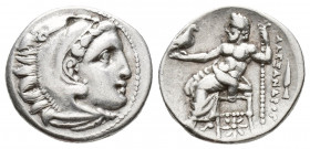 Greek Coins
KINGS of MACEDON. Philip III Arrhidaios. 323-317 BC. Ar Drachm . In the name of Alexander III. Kolophon mint. Struck under Menander or Kle...