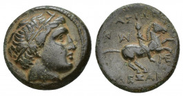 Greek Coins
KINGS of MACEDON. Miletos. Alexander III "the Great" 336-323 BC. Struck posthumously, circa 323-319 BC Bronze Ae Diademed head (Apollo?) r...