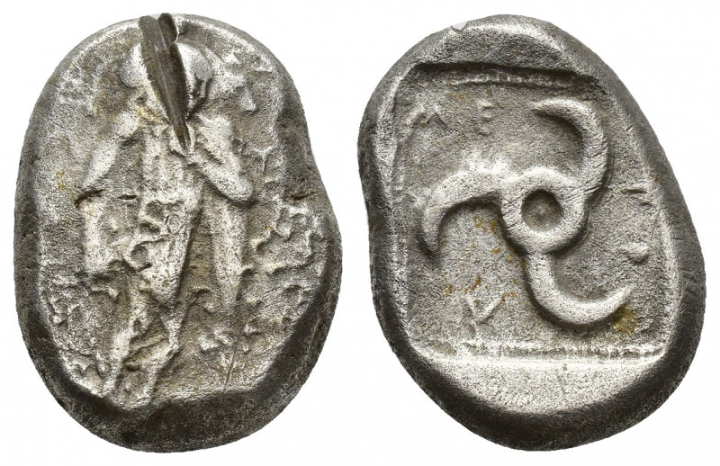 Greek Coins
DYNASTS OF LYCIA. Kuprilli Circa 460-420 . Stater . Naked figure (He...