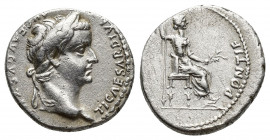 Roman Imperial
Tiberius. AD 14-37. AR Denarius “Tribute Penny” type. Lugdunum (Lyon) mint. Group 6, AD 36-37. TI CΛESΛR DIVI ΛVG F ΛVGVSTVS, laureate ...