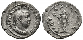 Roman Imperial
Balbinus. AD 238. AR Denarius Laureate, draped and cuirassed bust right / Victory standing facing, head left, holding wreath and palm.V...