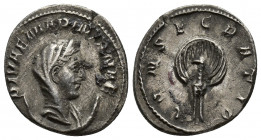 Roman Imperial
Diva Mariniana. Died before AD 253. AR Antoninianus Consecration issue. Rome mint. 1st emission of Valerian I and Gallienus, AD 253-25...