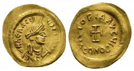 Byzantine
Heraclius. 610-641 AD. AV Tremissis Constantinople mint. Struck circa 613-641 AD. Diademed, draped, and cuirassed bust right / Cross potent;...