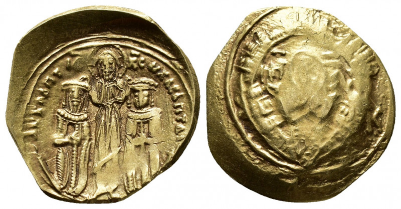 Byzantine 
Andronicus II, Palaeologus, with ANDRONICUS III. 1325-1328 AD. AV Hyp...
