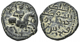 Islamic Coins
Seljuk - Keyhusrev I
Obv: Horseman holding a sword on a copper, ar running right
Back: Essultanul the enormous keyhusrev bin swordsman.
...