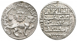 Islamic Coins
Seljuk - Sivas , 638 AH, II. Keyhusrev
Anatolian seljuk, with shiri hurshid motif, Gıyaseddin keyhusrev 2, silver dirham, obverse walks ...