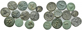 11 Greek coins lots.(as you can see)
