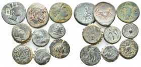 9 Greek coins lots.(as you can see)
