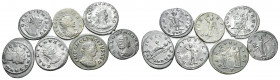 7 Roman imperial antoninianus coins lots.(as you can see)
