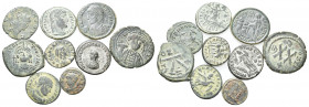 9 Roman imperial byzantine coins lots.(as you can see)