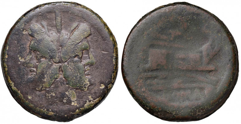 ANONIME Asse - Testa di Giano - R/ Prua a d. - AE (g 36,37)
B