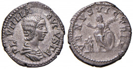 Plautilla (moglie di Caracalla) Denario - Busto a d. - R/ Venere stante a s. - RIC 369 AG (g 3,55)
BB+/SPL