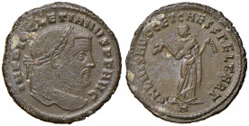 Diocleziano (284-305) Follis (Cartagine) Testa laureata a d - R/ Cartagine stante a s. - RIC 31 AE (g 9,19)
SPL