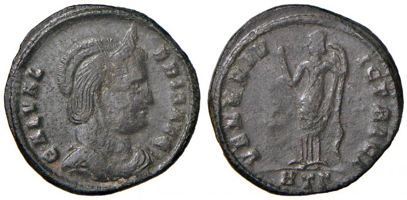 Galeria Valeria (moglie di Galerio) Follis (Heraclea) R/ Venere stante di fronte...