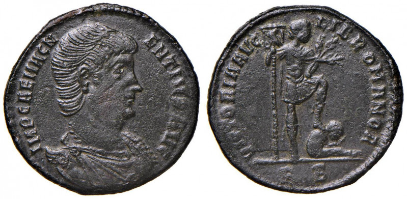 Magnenzio (350-353) Maiorina - Busto drappeggiato a d. - R/ L’Imperatore calpest...