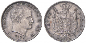 Napoleone (1804-1814) Milano - Lira 1811 Puntali aguzzi, 1 su 0 - Gig. 156 AG (g 5,00) Minimi graffietti
FDC