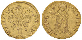 FIRENZE Repubblica (sec. XIII-1532) Fiorino simbolo nicchio sormontato da L, Lorenzo Vettori, 1463, I semestre - Bernocchi 2856-2861 AU (g 3,49) RR Mo...