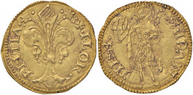 FIRENZE Repubblica (sec. XIII-1532) Fiorino simbolo stemma sormontato, Nerli Francesco, 1510, II semestre - Bernocchi 3634 AU (g 3,48) RR Ribattuto al...