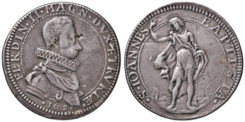FIRENZE Ferdinando II (1621-1670) Piastra 1628 - MIR 290/6 AG (g 31,60) Da monta...