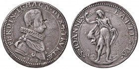 FIRENZE Ferdinando II (1621-1670) Piastra 1628 - MIR 290/6 AG (g 31,60) Da montatura
B