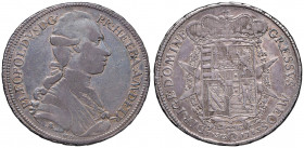 FIRENZE Pietro Leopoldo (1765-1790) Francescone 1783 - MIR 381/2 AG (g 27,18) RR Pesante patina, forse non originale
qBB