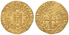 GENOVA Simon Boccanegra (1339-1344) Genovino - MIR 28 AU (g 3,49) Ribattuto al R/
BB+