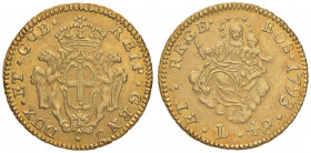 GENOVA Dogi biennali (1528-1797) 48 Lire 1793 - MIR 276/2 AU (g 12,61) R Bel metallo lucente 
BB/BB+