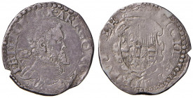 NAPOLI Filippo II (1554-1598) Tarì (periodo di coniazione: 1568-1571) - Magliocca 47/1 AG (g 5,94) R Difetto di conio
qBB
