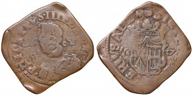 NAPOLI Filippo IV (1621-1665) Grano 1637 - MIR 261/1 CU (g 9,50)
qBB/BB