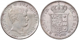 NAPOLI Ferdinando II (1830-1859) Piastra 1835 - Magliocca 540 AG (g 27,37) Colpetti al bordo
BB/BB+