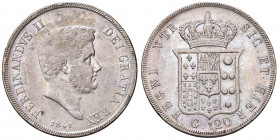NAPOLI Ferdinando II (1830-1859) Piastra 1842 - Magliocca 550 AG (g 27,52)
BB