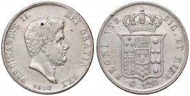NAPOLI Ferdinando II (1830-1859) Piastra 1850 - Magliocca 558 AG (g 27,43)
BB