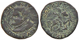 Paolo V (1605-1621) Ferrara - Quattrino 1613 A. VIII - Munt. 234 CU (g 3,06)
MB